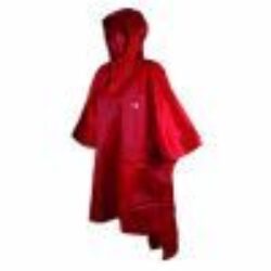 PONCHO 1 - Poncho de pluie Tatonka - Rouge