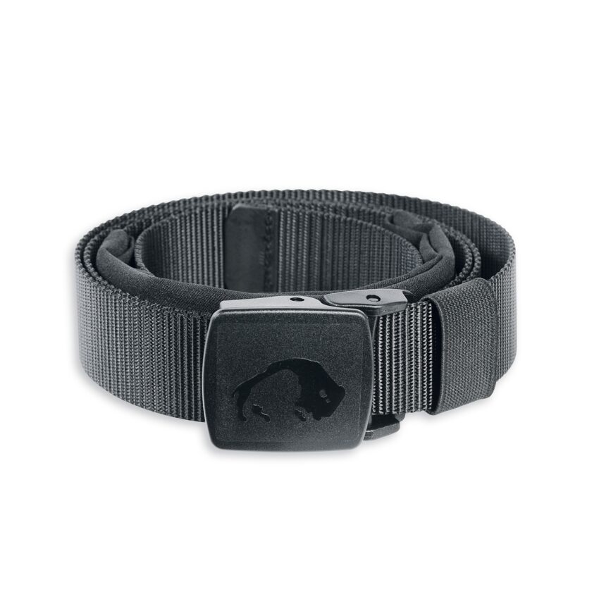 TRAVEL BELT - Ceinture Tatonka avec poche zippée extérieure - 32 mm - Noir