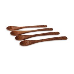 SPOON SET - Set de 4 cuillères à café Tatonka - Bois de cocotier