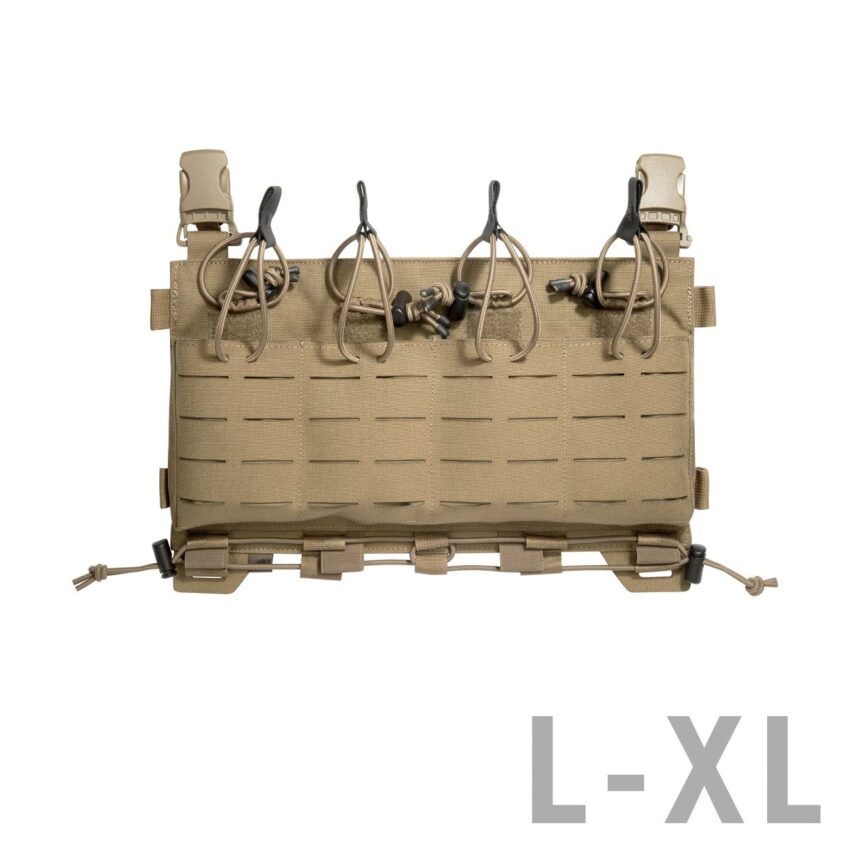 TT CARRIER MAG PANEL LC M4 - Panneau frontale MOLLE- Lasercut avec 4 porte-chargeurs