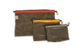 TT MESH POCKET SET - Set de 3 pochettes - Olive