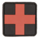 Patch PVC premier secours croix rouge 5.5 x 5.5cm_default