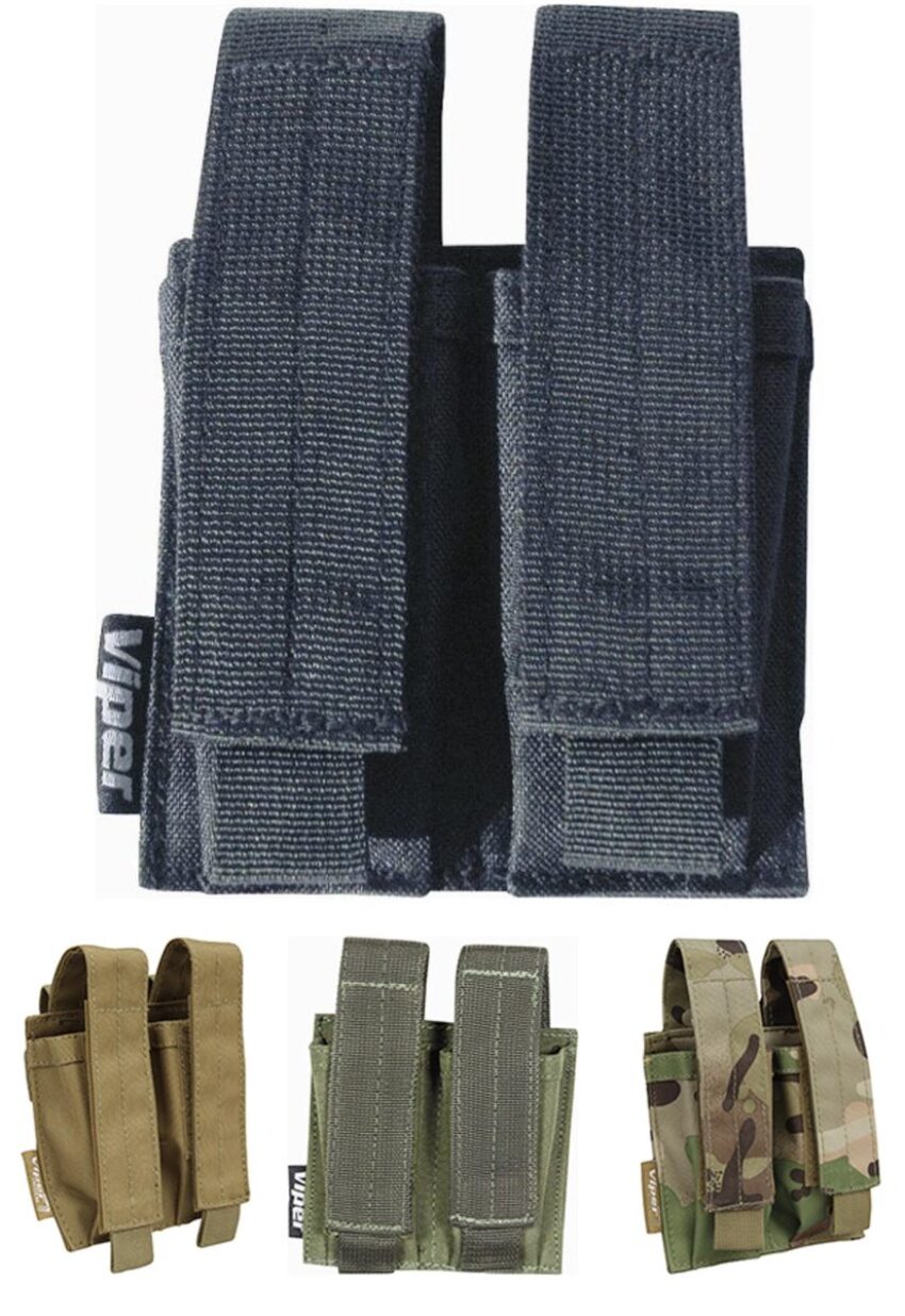 Poche Molle double chargeur pistolet Viper