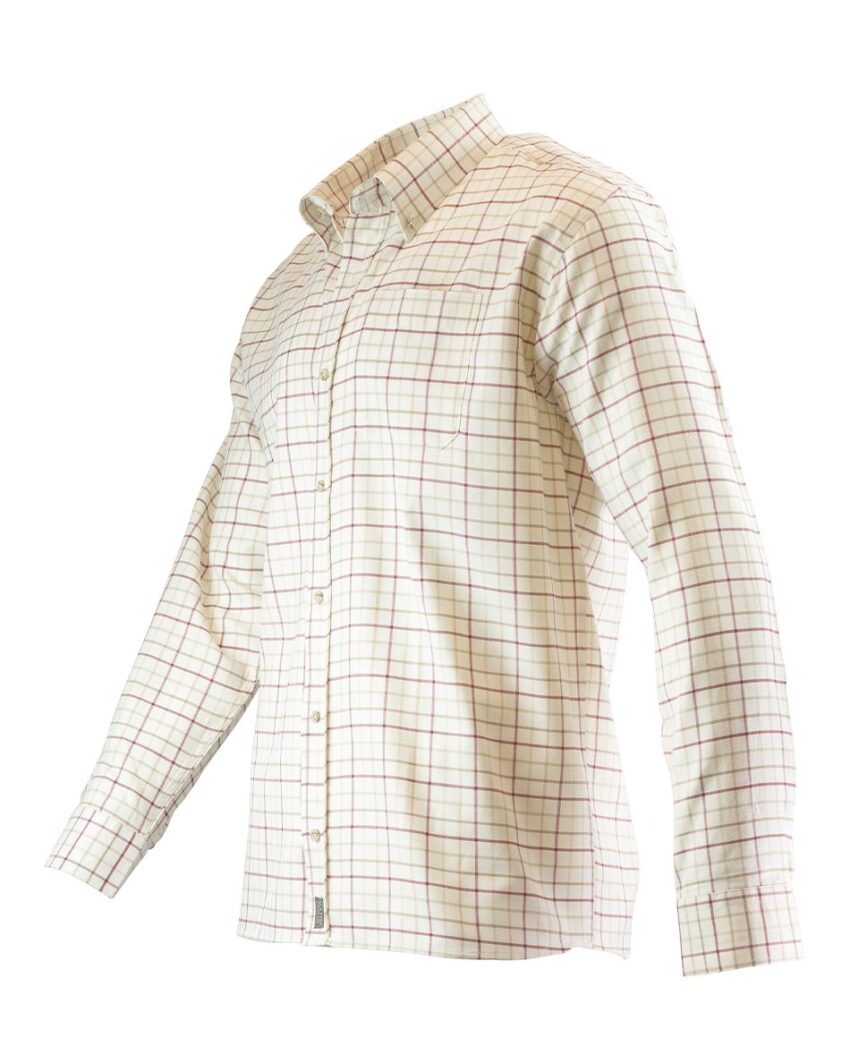 Chemise chasse carreaux bordeaux Jack Pyke