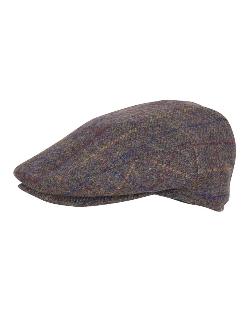 Casquette Jack Pyke plate Tweed Grise