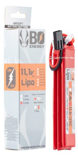 3 sticks batterie Lipo 3S 11.1V 1300mAh 25C