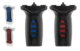 Grip Super slim M-LOK avec inserts rouge et bleu