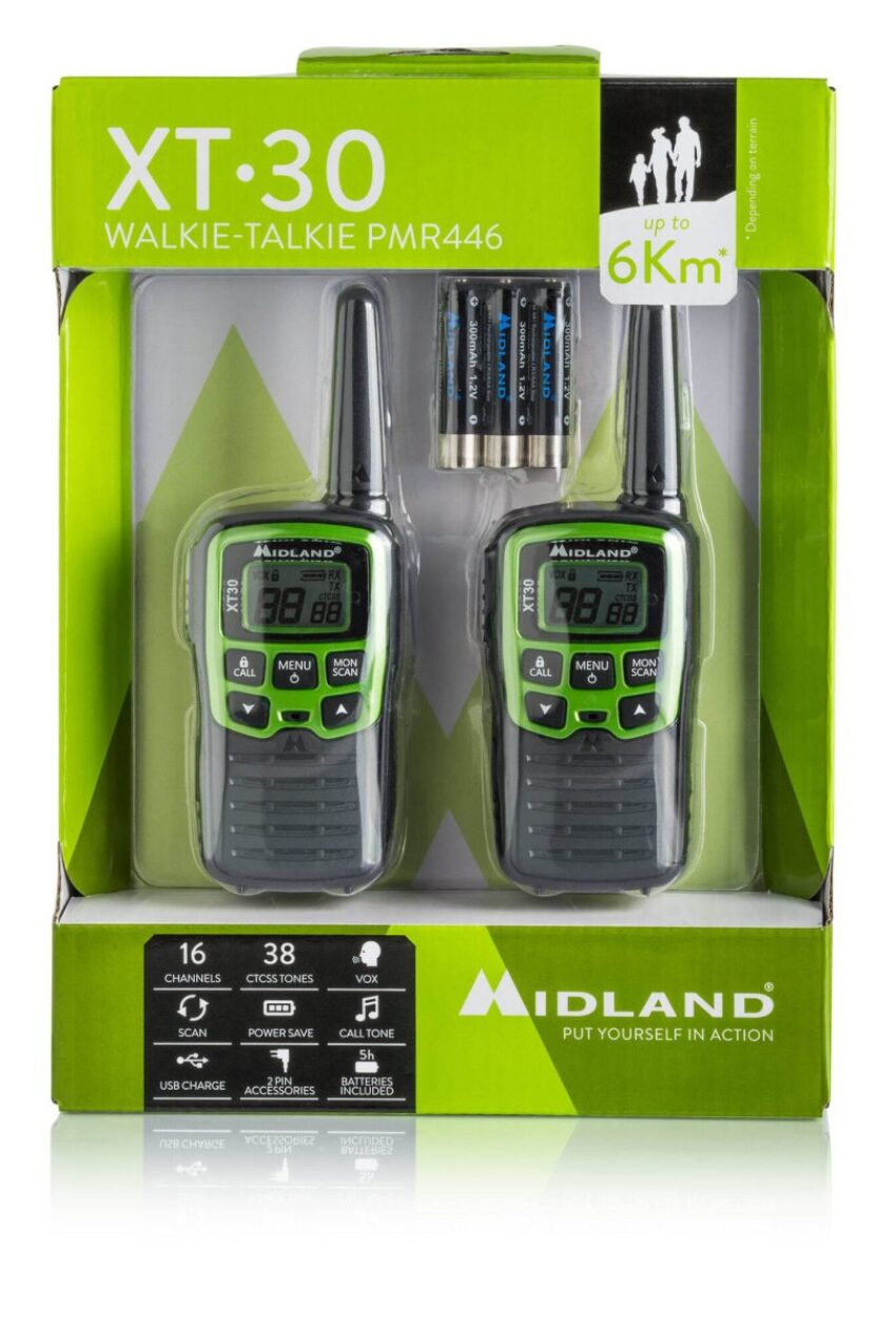 Paire de talkies walkies XT30 PMR 446