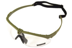 Lunettes Battle Pro Thermal Vert/Clear avec insert - Nuprol