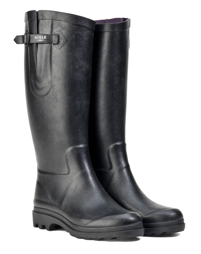 Aigle - Bottes de pluie Femme boyfriend Aiglentine 2 Noir