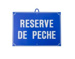 Réserve de pêche dim 28 x 20 cm, Bleu