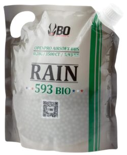 Billes Airsoft 6mm BIO 0.25g rain- BO-3500 RDS / 0. 25g (10 s...