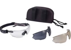 Lunettes BOLLE Combat Kit incolore avec deux écrans, harnais ...