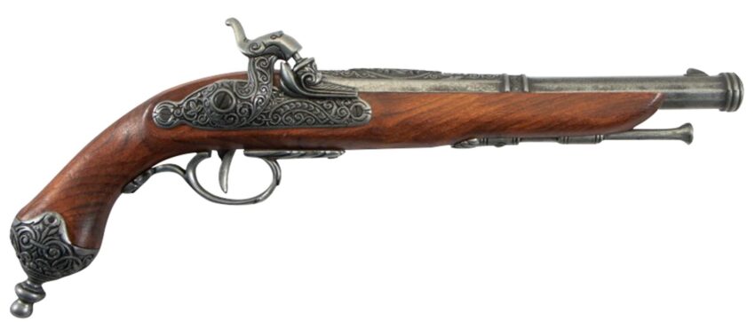 Réplique décorative Denix de pistolet à percussion italien de 1825