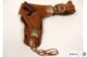 Ceinturon avec un holster sherif pour revolver Western