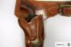 Ceinturon avec un holster sherif pour revolver Western