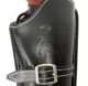 Ceinturon noir avec un holster pour revolver Western