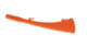 Corne d'appel 25 cm ABS orange fluo - Elless_default