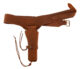 Ceinturon Cowboys en cuir avec un holster