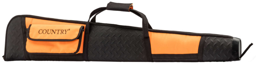 Fourreau orange/noir en cordura pour fusil de chasse - Country Sellerie