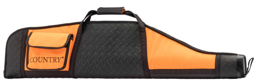 Fourreau orange/noir en cordura pour carabine avec lunette - Country Sellerie