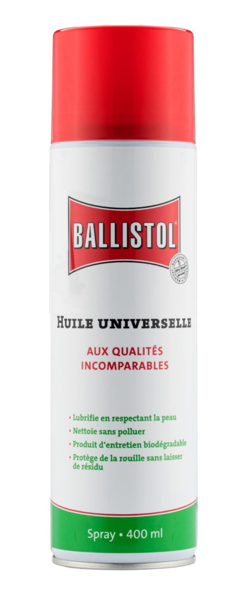 Aérosol huile universelle 400 ml. - Ballistol