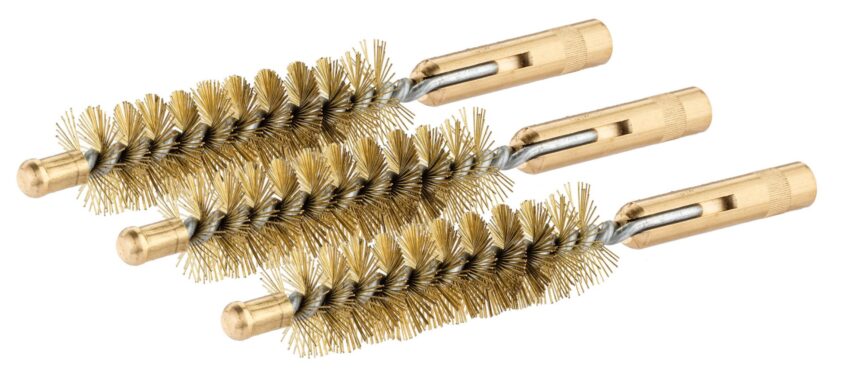 Lot de 3 brosses laiton embout femelle