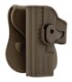 Holster rigide Quick Release pour Glock 17 Gaucher