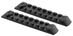 Set de 2 rails picatinny en polymère compatible KEYMOD - NOIR