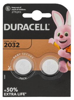 Pack de 2 piles CR2032 lithium 3 volts - Duracell