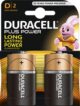 Piles alcalines D LR20 1,5 volt - Duracell