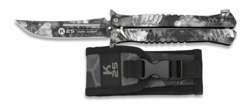 Couteau papillon K25 Camo Kryptek Typhon