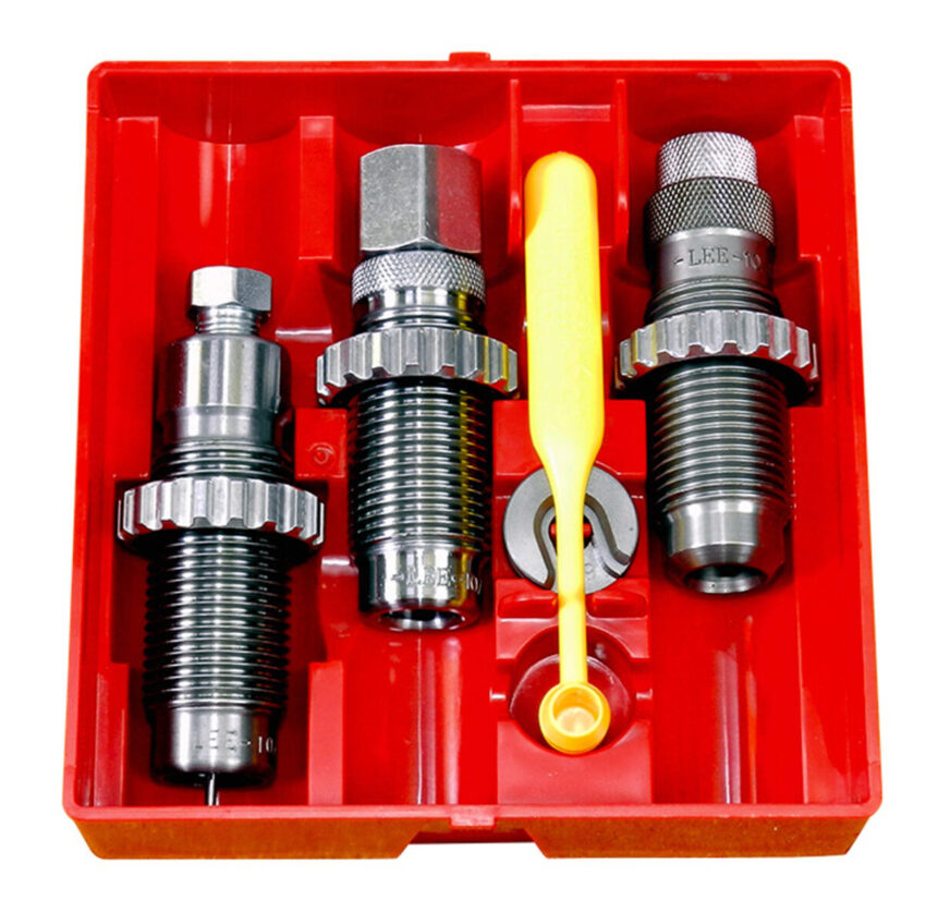 Jeux de 3 outils acier rechargement armes de poing - Lee Precision