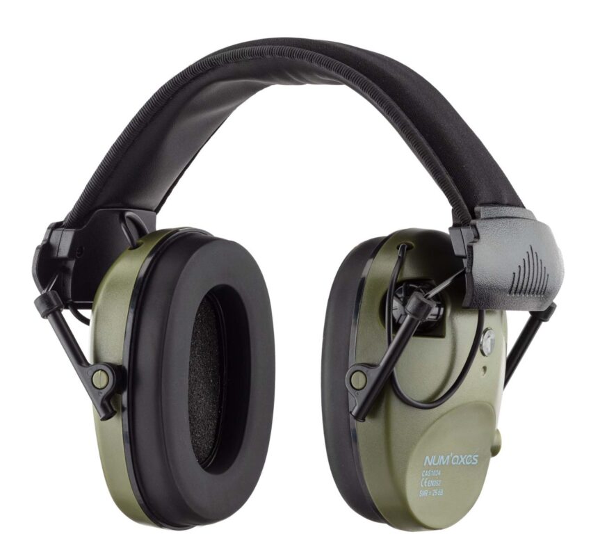 Casque antibruit électronique NUM'AXES CAS1034 Kaki