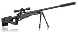 Pack airsoft sniper type AW308 + lunette 4 x 32 + bipied + si...