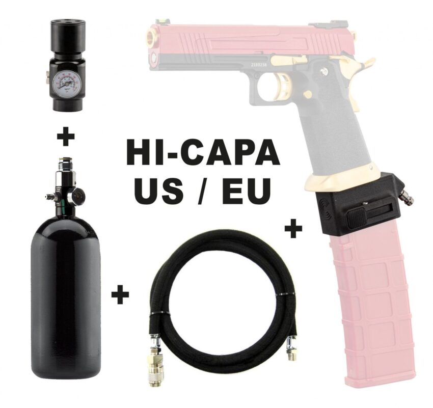 Pack HPA chargeur M4 pour Hi-Capa series