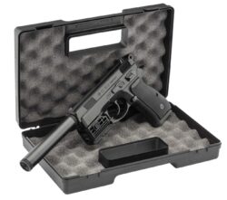 Pack airsoft CZ75D CO2 + mallette + laser + silencieux