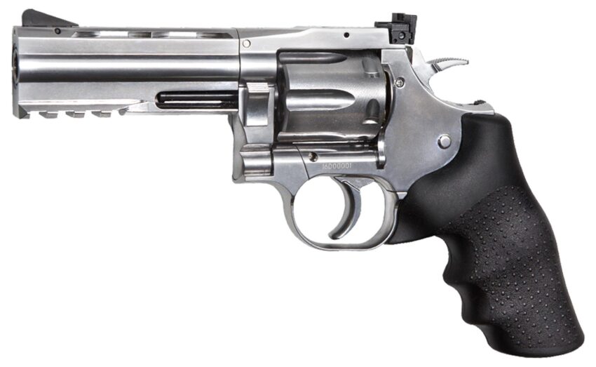 Réplique airsoft revolver Dan wesson 715 CO2 silver 4 Pouces - ASG