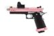 Réplique GBB gaz Hi-Capa 5.1 SPLIT Pink / Noir / Chrome 1,0J + point rouge BDS