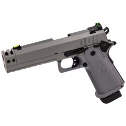 Réplique airsoft pistolet GBB Raven Hi-Capa Hex-Comp Gris