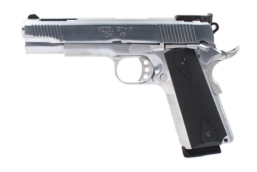 Réplique GBB 1911 NE1201 Chrome full metal gaz 1,0J