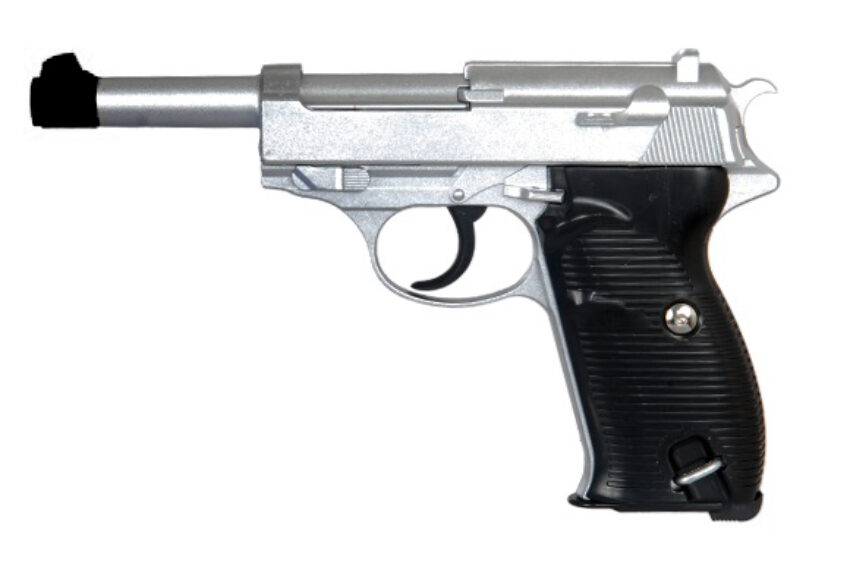 Réplique pistolet à ressort Galaxy G21 P38 full metal 0,5J