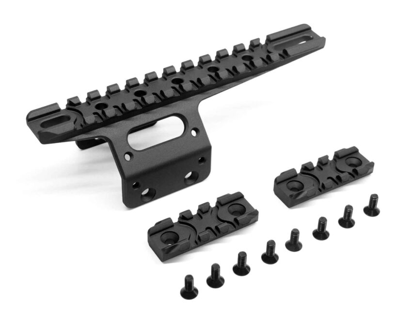 Front rail set noir pour AAC T10