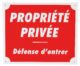 Propriété privée défense d'entrer dim 25 x 30 cm akylux_default