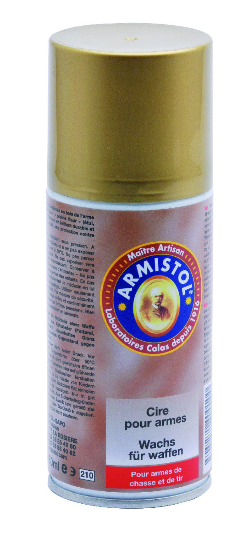 Aérosol pour cirer arme Armistol - 150 ml