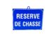 Chasse réservée dim 28 x 20 cm, Bleu_default