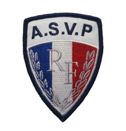 Ecusson A.S.V.P brodé sur velcro