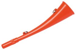 Corne plastique Rouge fluo 22 cm