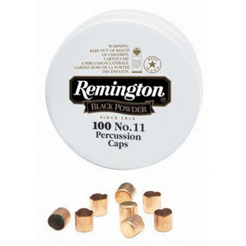 Amorce Remington a percussion n°11 pour poudre Noire