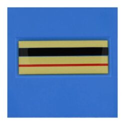 Grade velcro 5x5 plastifie relief brigadier chef principal